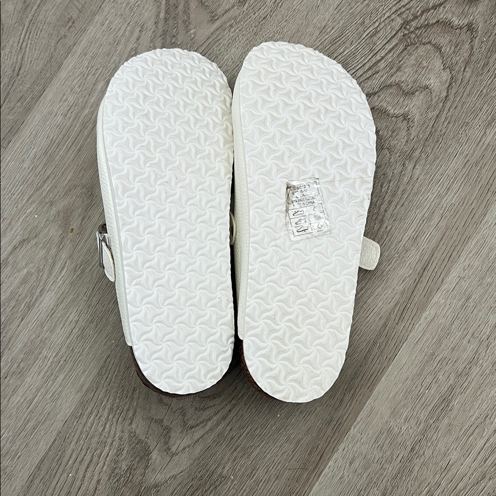 White Buckle Clogs - Picture 6 of 7